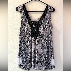 Women’s soft silky stretch material blouse / top